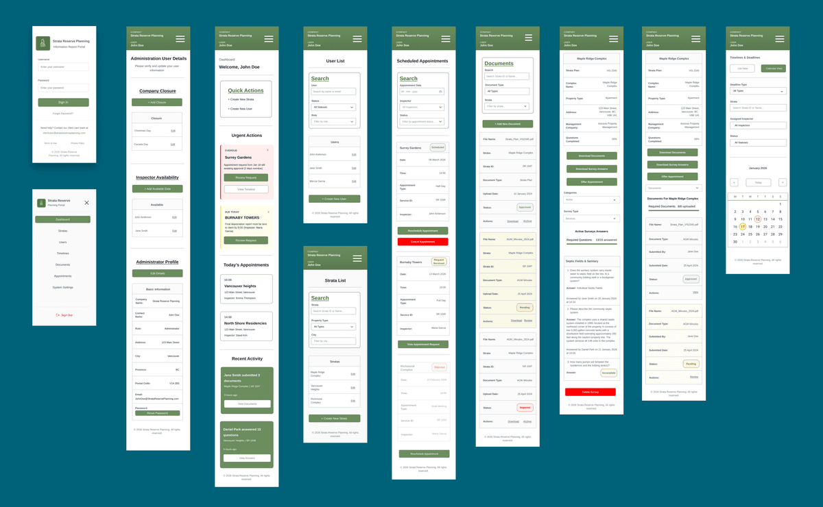 Admin Prototype - Mobile